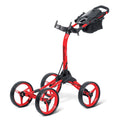 Bag Boy Disc Golf Quad Cart, Xl, Red/Black