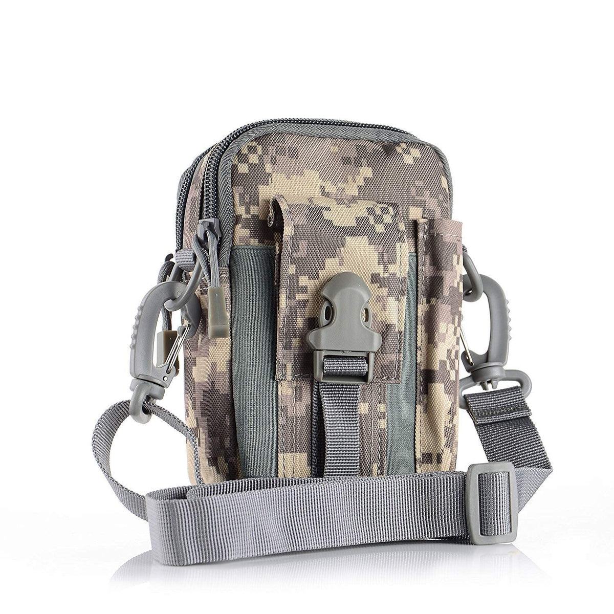 Vakra Military Tactical Molle Crossbody Utility Bag  Military Waist Pack With Shoulder Strap  Waterproof Edc Pouch For Hiking,