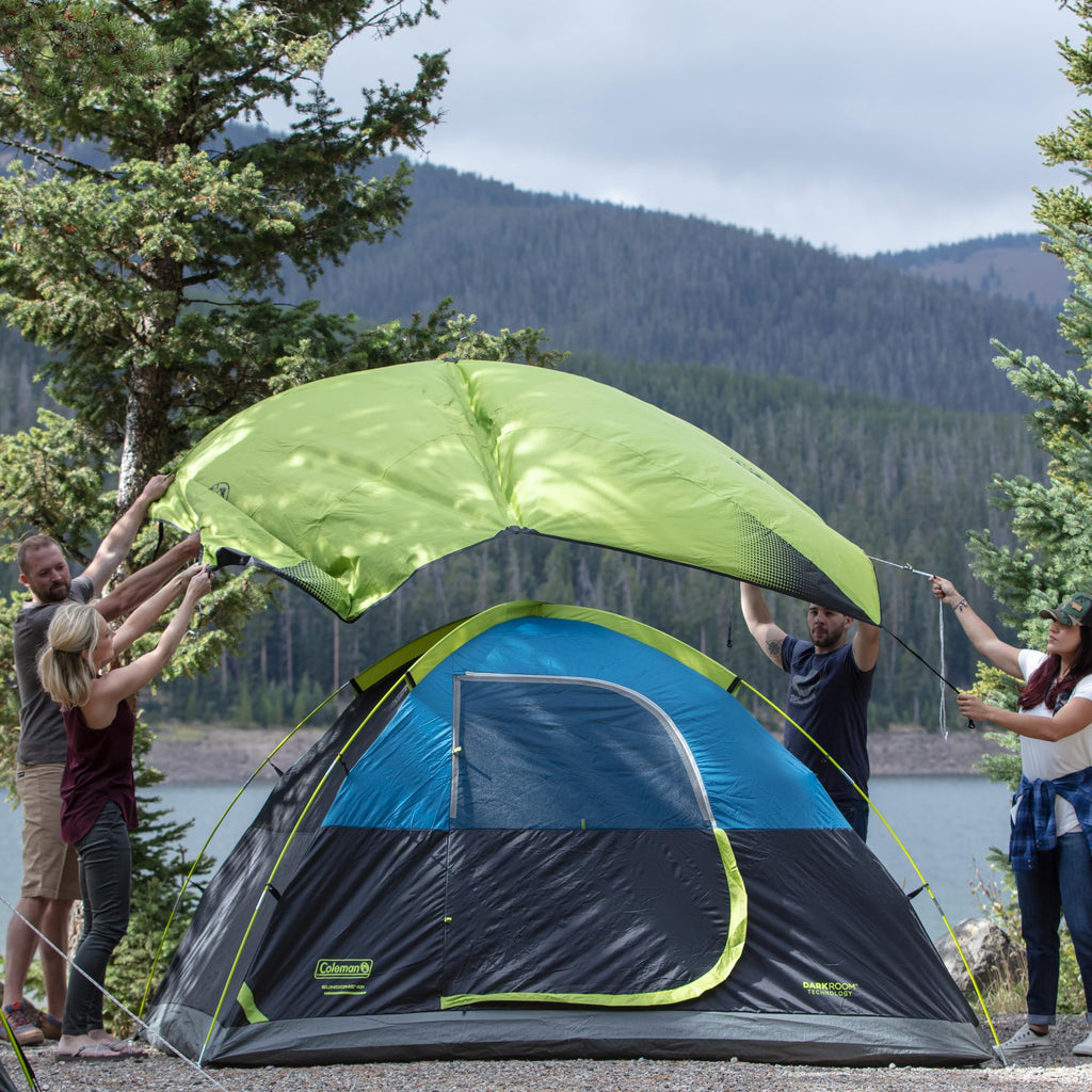 Coleman 6-Person Sundome Dark Room Dome Camping Tent