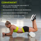 Prosourcefit Flex Foam Rollers 36 For Muscle Massage, Physical Therapy, Core & Balance Exercises Stabilization, Pilates, White,