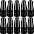 Samikiva (10 Pack) Bike Presta Valve Stem Caps, Chrome Anodized Aluminum, Use On Presta French Valves, Dust Caps For Mtb Road Ra