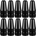 Samikiva (10 Pack) Bike Presta Valve Stem Caps, Chrome Anodized Aluminum, Use On Presta French Valves, Dust Caps For Mtb Road Ra