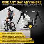 Saris Fluid2 Indoor Bike Trainer, Fits Road And Mountain Bikes, Compatible With Zwift App