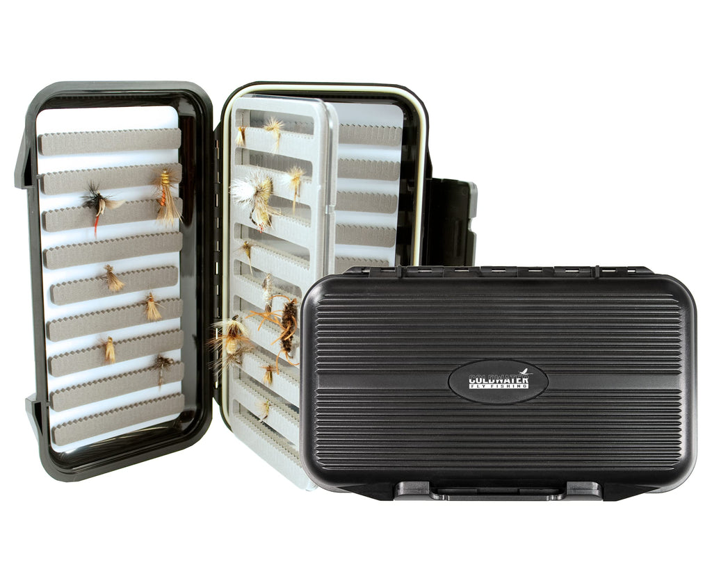 Fly Box-Large Fishing ''Go To'' Fly Box With Swing Leaf Center