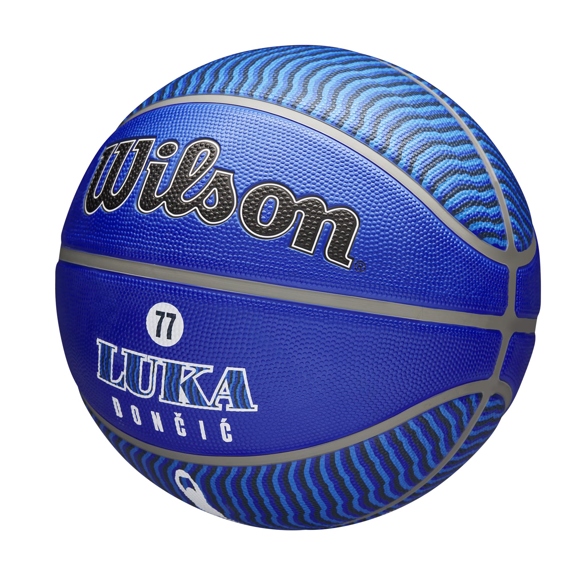 Wilson Nba Player Icon Outdoor Basketball - Luka Doncic, Size 7-29.5''
