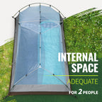 Forceatt Tent For 2 Person Is Waterproof And Windproof, Camping Tent For 3 To 4 Seasons,Lightweight Aluminum Pole Backpacking Te