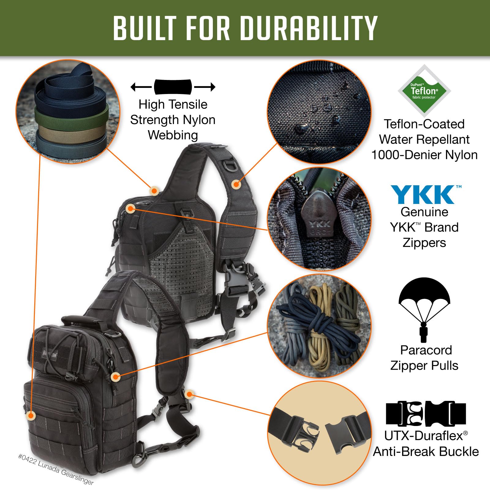 Maxpedition Lunada Gearslinger (Black)