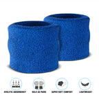 Suddora Wrist Sweatbands, Absorbent And Breathable Thick Cotton Bands For Working Out, Gymnastics, Basketball, Tennis, And Footb