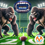 Oral Mart Football Mouth Guard (King Kong) - Instant Fit Lip Guard Mouthpiece- Football Mouthguard Pacifier Protector