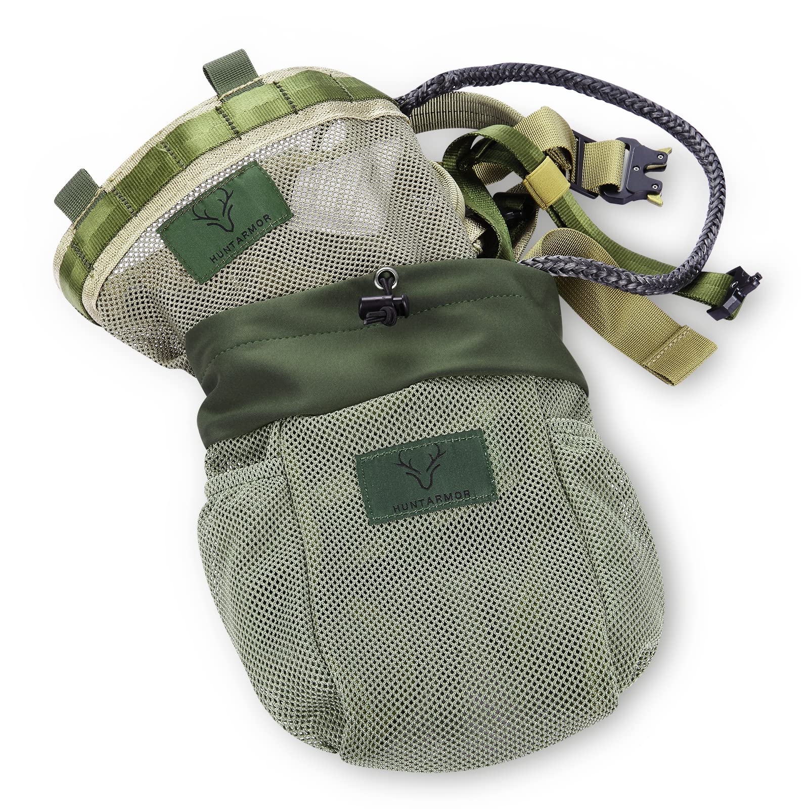 UIIHUNT Dump Pouch with Drawstring Closure, Lightweight, Easily Attaches to Any Saddle, Saddle Hunting Accessories