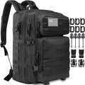 Createy Military Tactical Backpack, Large Army 3 Day Assault Pack 45L Molle Bag Rucksack Bug Out Bag Daypacks With Molle System