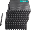 Yes4All 108 SQ. FT Puzzle/Interlocking Exercise Mat Tiles for Home Gym, Exercise EVA Foam Floor Padding with Border for Workout 