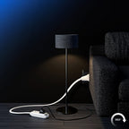 Maximm New 360 Degree Rotating Flat Extension Cord 12 Ft Multi 3 Outlet Power Cord Grounded 16 Awg Ul Certified