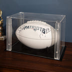Franklin Sports Nfl New England Patriots Autograph Football - Official Size White Panel Souvenir Football For Autographs + Signa