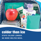 Fit & Fresh Cool Coolers 2 Pack Soft Ice For Lunch Bags, Flexible Stretch Nylon, Durable, Reusable Lunch Box Ice Packs, Ice Pack