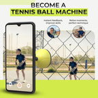 Faidue Tennis & Pickleball Training Equipment - Fence Smartphone Camera Mount, Tennis Practice Equipment, Iphone & Android Camer