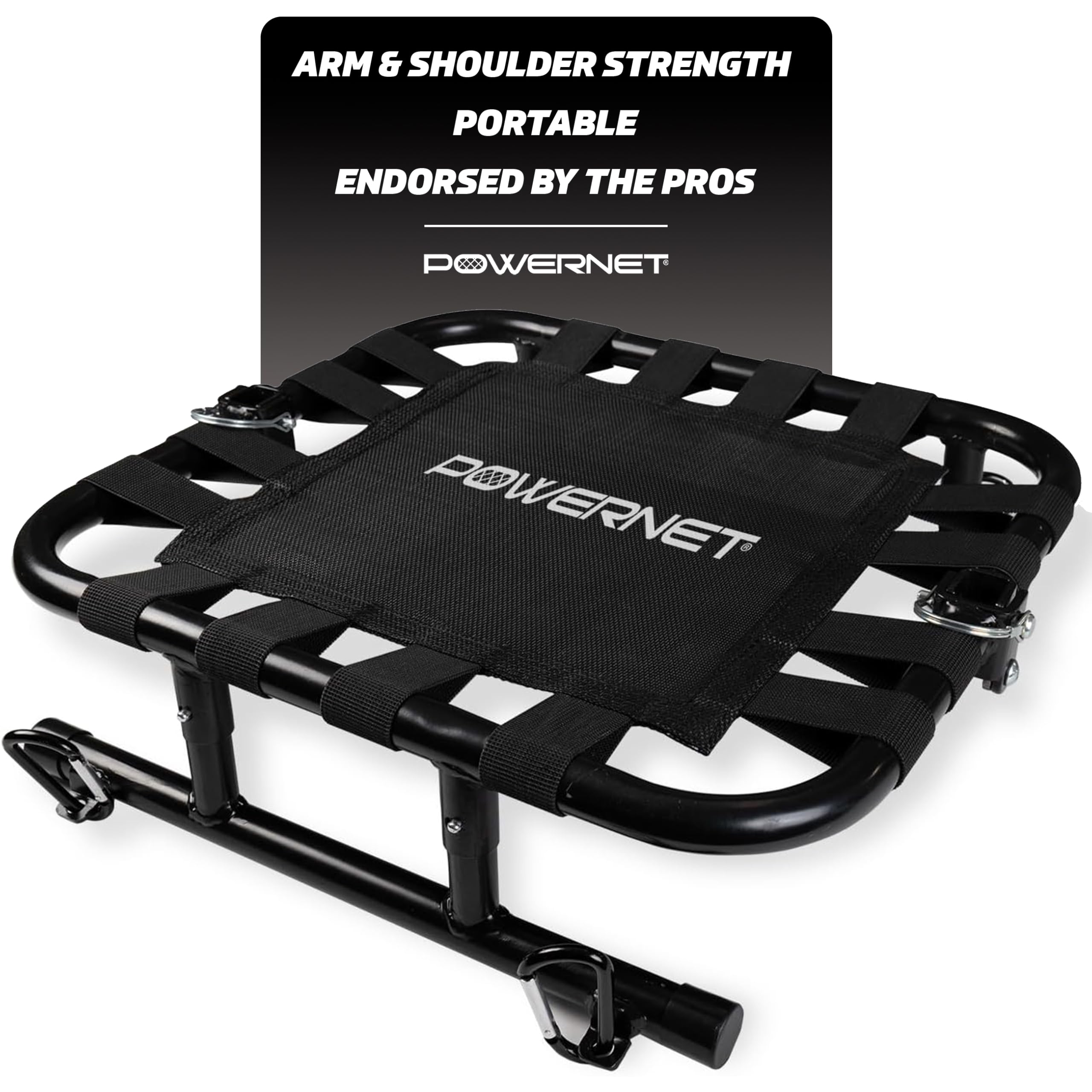 PowerNet Baseball Softball MaxControl Trampoline, Increase Posterior Shoulder Strength, Improve Arm Health, Folds for Easy Stora
