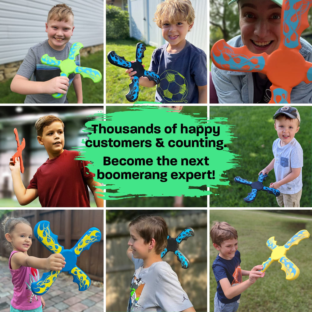 Frisbees For Kids: Best Soft Frisbee Kids Boomerang - Best Gifts For Boys & Girls - Outdoor Flying Disc Beach Frisbee For Kids A