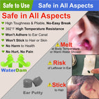 Waterdam Swimming Ear Plugs Great Waterproof Ultra Comfy Earplugs Prevent Swimmer'S Ear (Size 2+2+2: Kids Teens Medium Ear Women