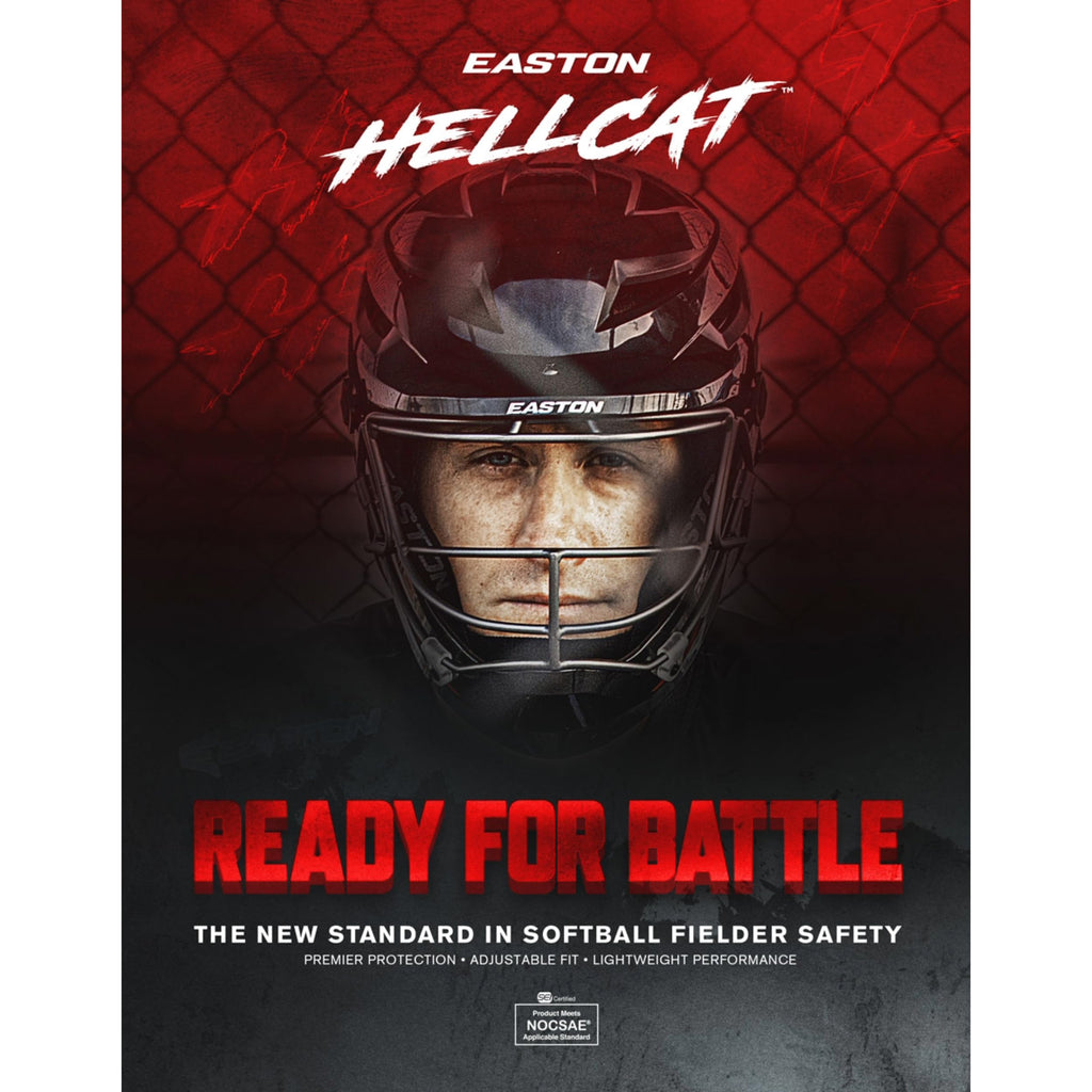 Easton | Hellcat Slowpitch Softball Helmet | L/XL | Black