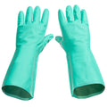 Tusko Products Best Nitrile Rubber Cleaning, Household, Dishwashing Gloves, Latex Free, Vinyl Free, Reusable Not Disposable, Ext