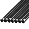 Izzo Golf Black Plastic Golf Club Tube, 1.25 Inch (Pack Of 7)