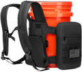 SunForMorning Backpack for 5 Gallon Buckets - Universal Bucket Organizer with Pocket for Hunting, Fishing, Apple Picking, Baseba