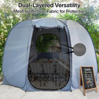 Alvantor Pop Up Screen Tent House Room Instant Outdoor Camping Canopy Sun Shelter Gazebo For Patio, Backyard & Deck, Privacy Ten