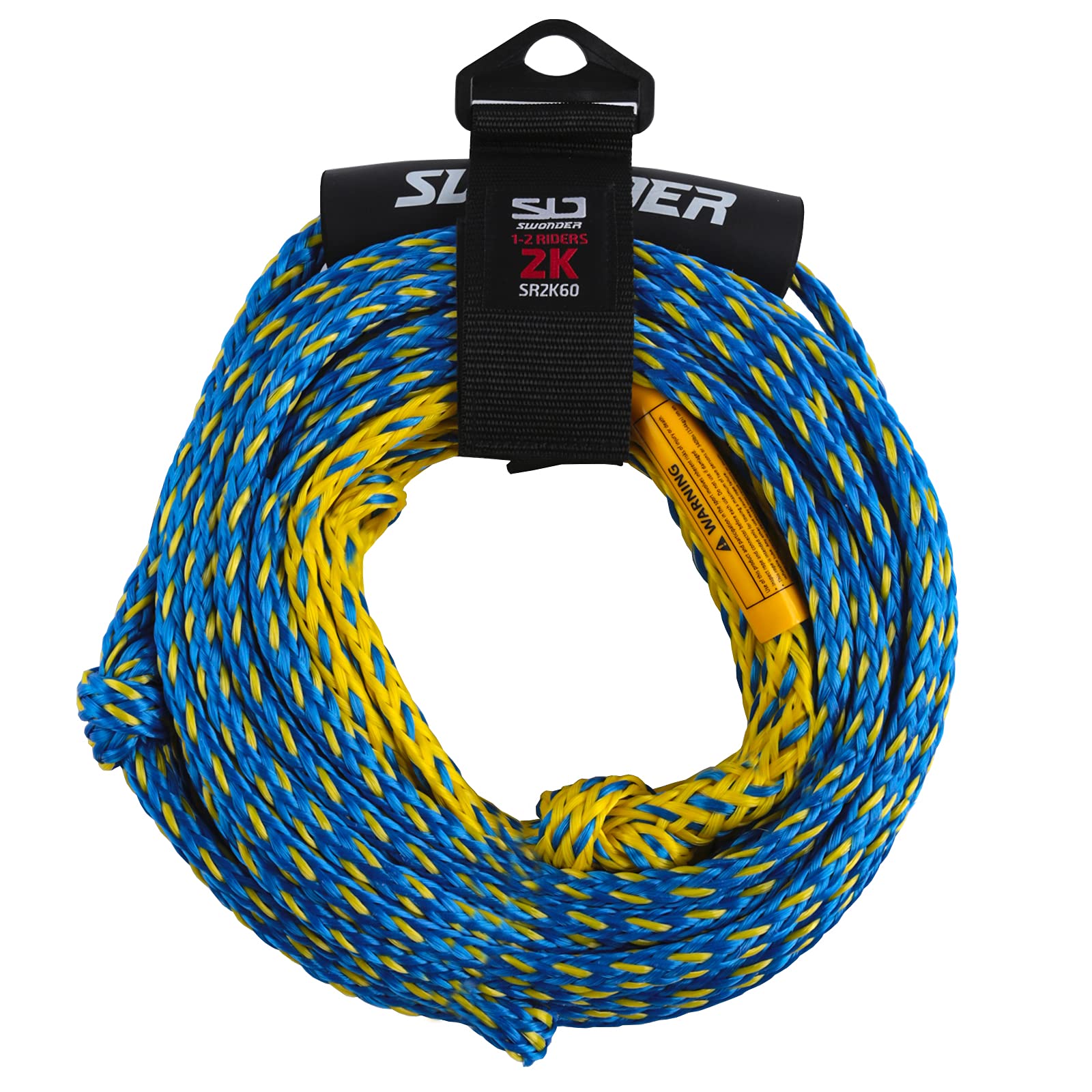 Swonder 2-Section Tow Ropes For Tubing, 1-2 Rider 60Ft Ropes For Towable Tubes