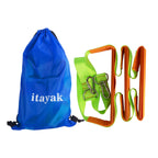 Boat Rope Ladder, 3 Step Heavy Duty Climbing Boat Ladder For Inflatable Boats, Fishing Boats, Sailboats, Kayaks, Tree Houses, An