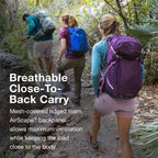 Osprey Sportlite 25L Lightweight Hiking Backpack for Men and Women, Alkaline/Hotspot Pink, M/L