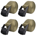 Triwonder Cinch Tie Down Strap Lashing Straps Heavy Duty Nylon Straps With Cam Buckles For Cargo, Trucks, Boat, Motorcycle,Sup, 