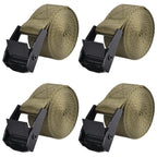 Triwonder Cinch Tie Down Strap Lashing Straps Heavy Duty Nylon Straps With Cam Buckles For Cargo, Trucks, Boat, Motorcycle,Sup, 