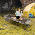 Timber Ridge Folding Cot, Support Up To 300 Lbs, Camo/Tan