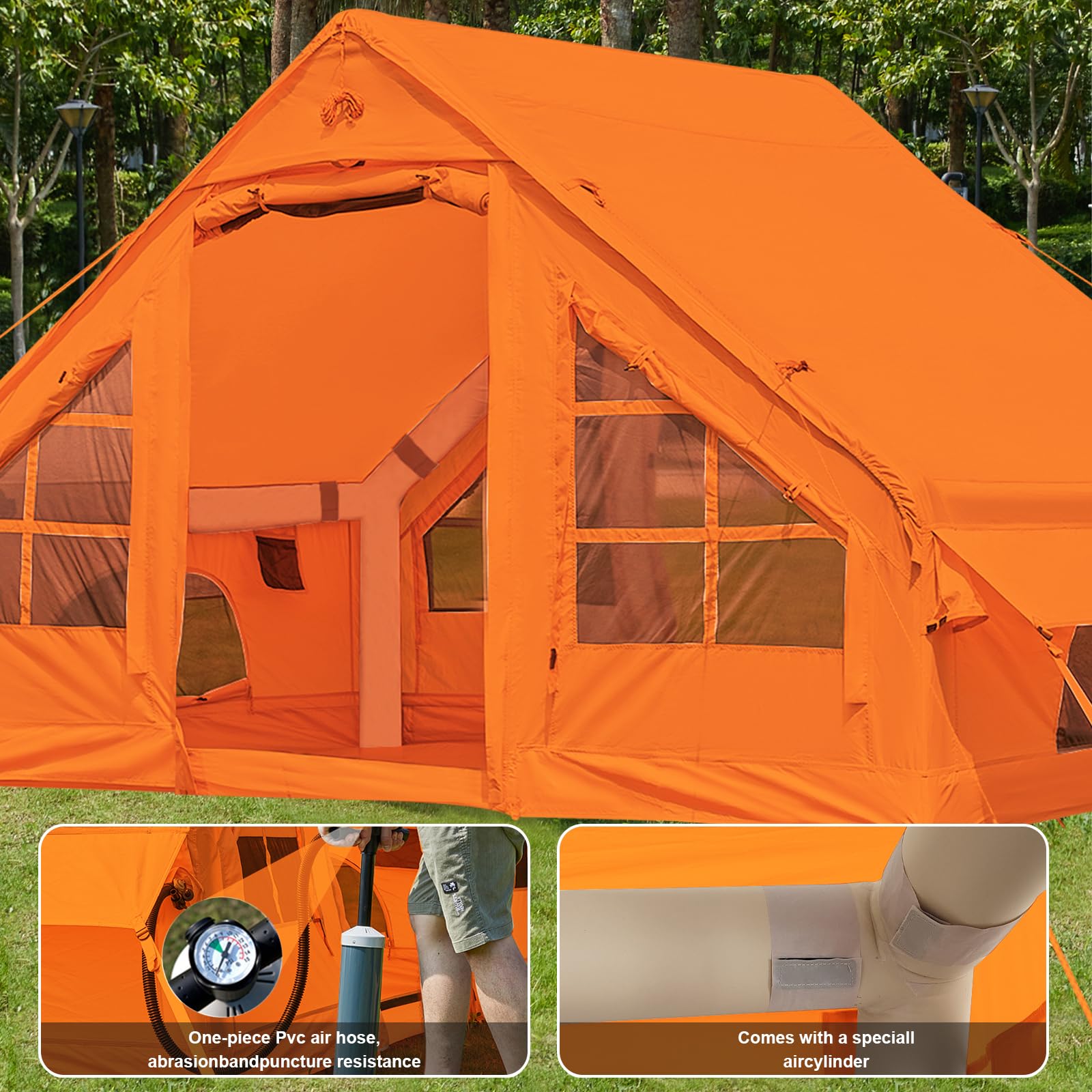 Inflatable Tents For Camping, Oxford Blow Up, Easy Setup Inflatable Tent, Waterproof Inflatable Outdoor Air House, Casa De Campa