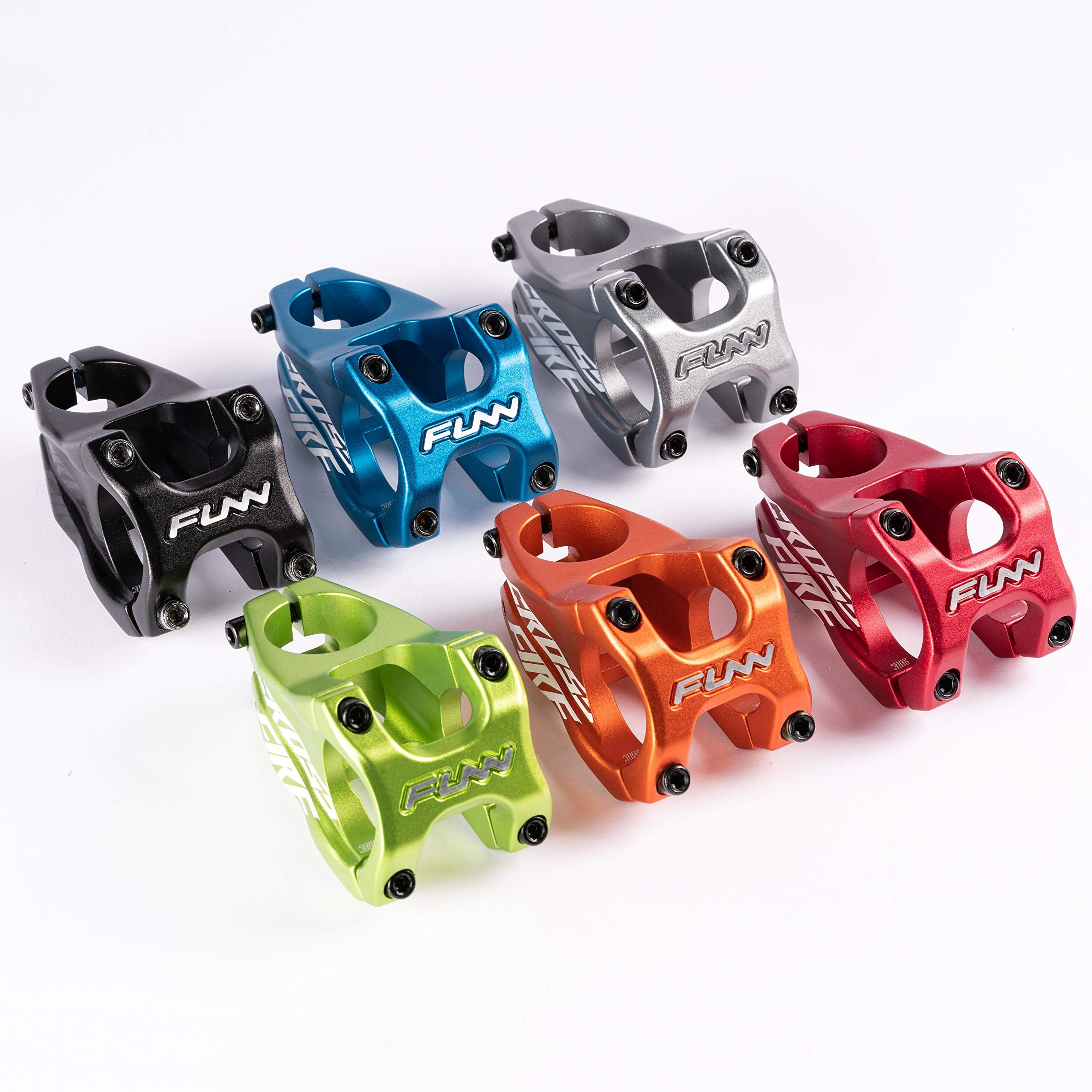 Funn Crossfire Mountain Bike Stem With 31.8Mm Bar Clamp - Durable And Lightweight Alloy Bike Stem For Mountain Bike And Bmx Bike