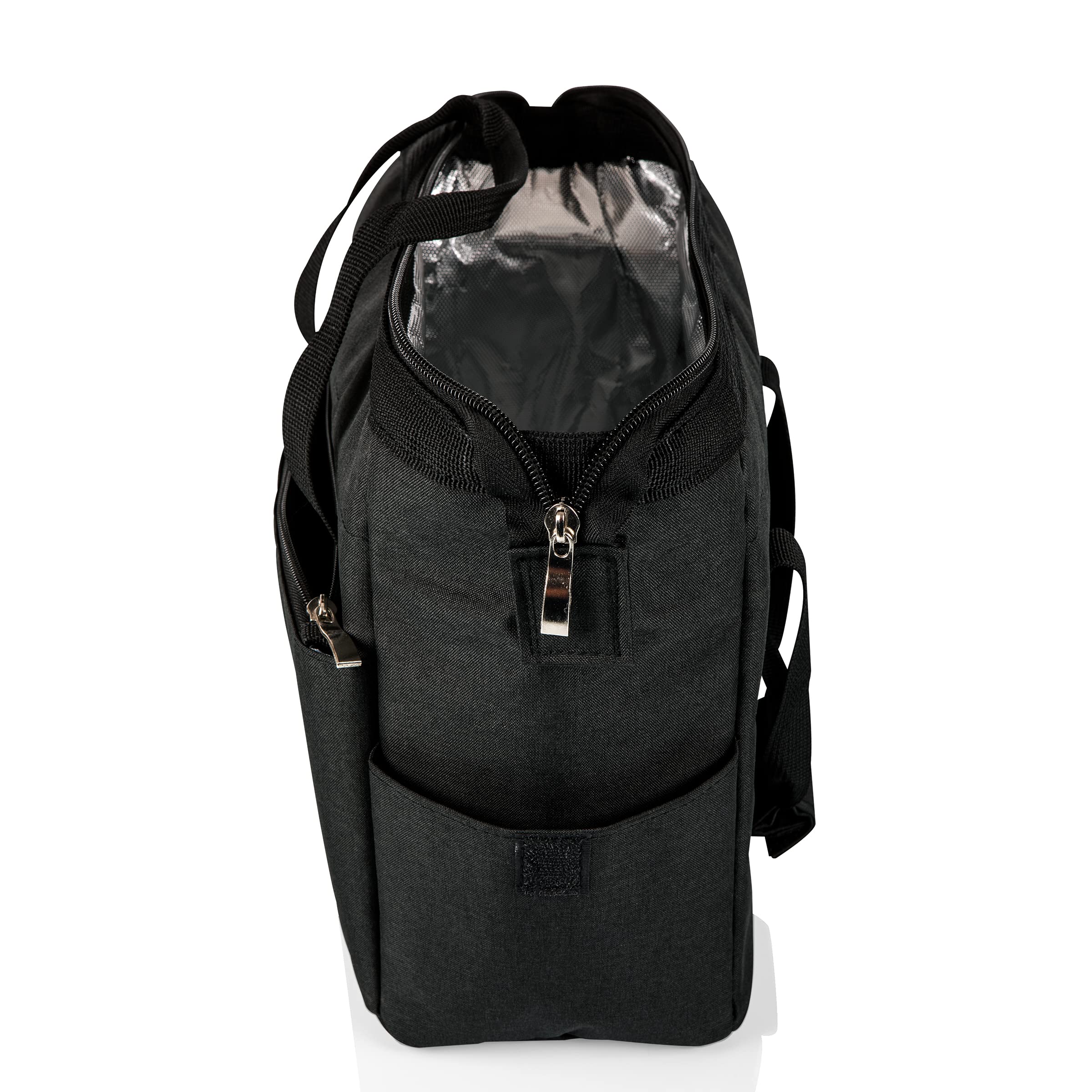 Picnic Time Star Wars Mandalorian Grogu On The Go Lunch Bag, Soft Cooler Lunch Box, Insulated Lunch Bag, (Black)