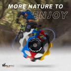Impalapro Bike Set Of 2 Ceramic Jockey Wheels 11T - Derailleur Pulley - Jockey Wheel Shimano - Jockey Wheels 11 Speed - Pulley S