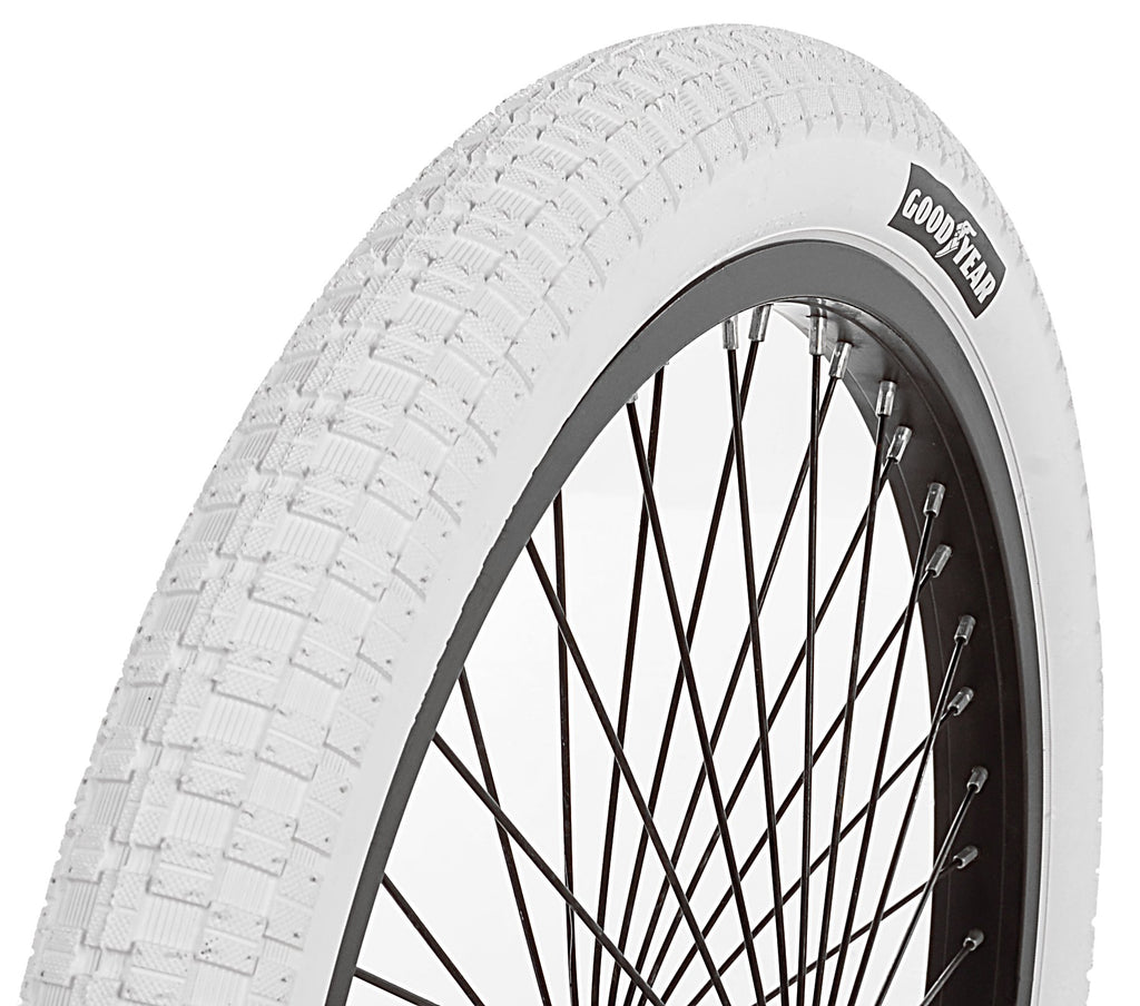 Goodyear Folding Bead Bmx Bike Tire, 20 X 2.125, White