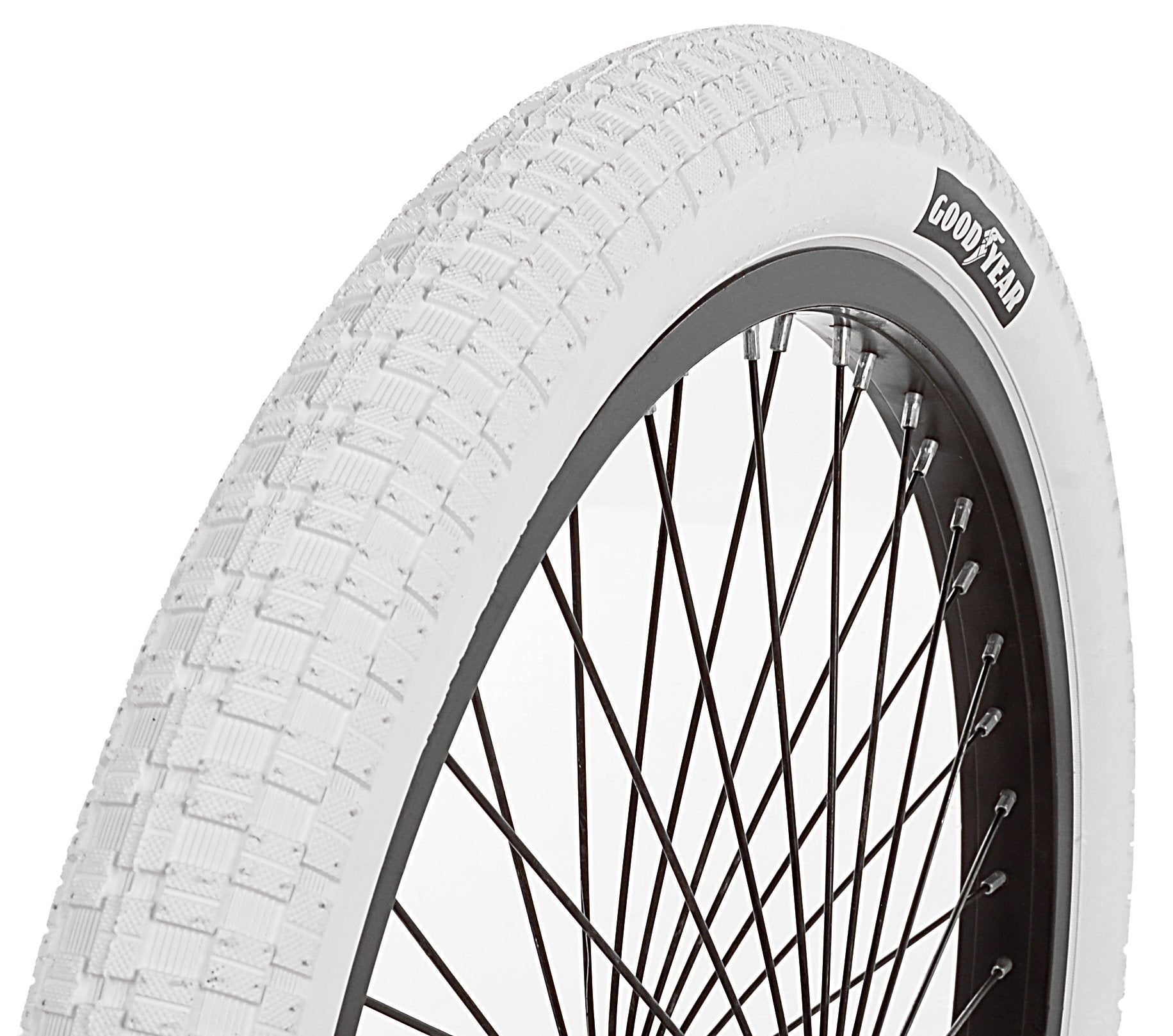 Goodyear Folding Bead Bmx Bike Tire, 20 X 2.125, White