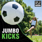Hape Do-U-Play Games Jumbo Soccer Ball, 30    Diameter, Superior Rubber Durable Heavy-Duty Material