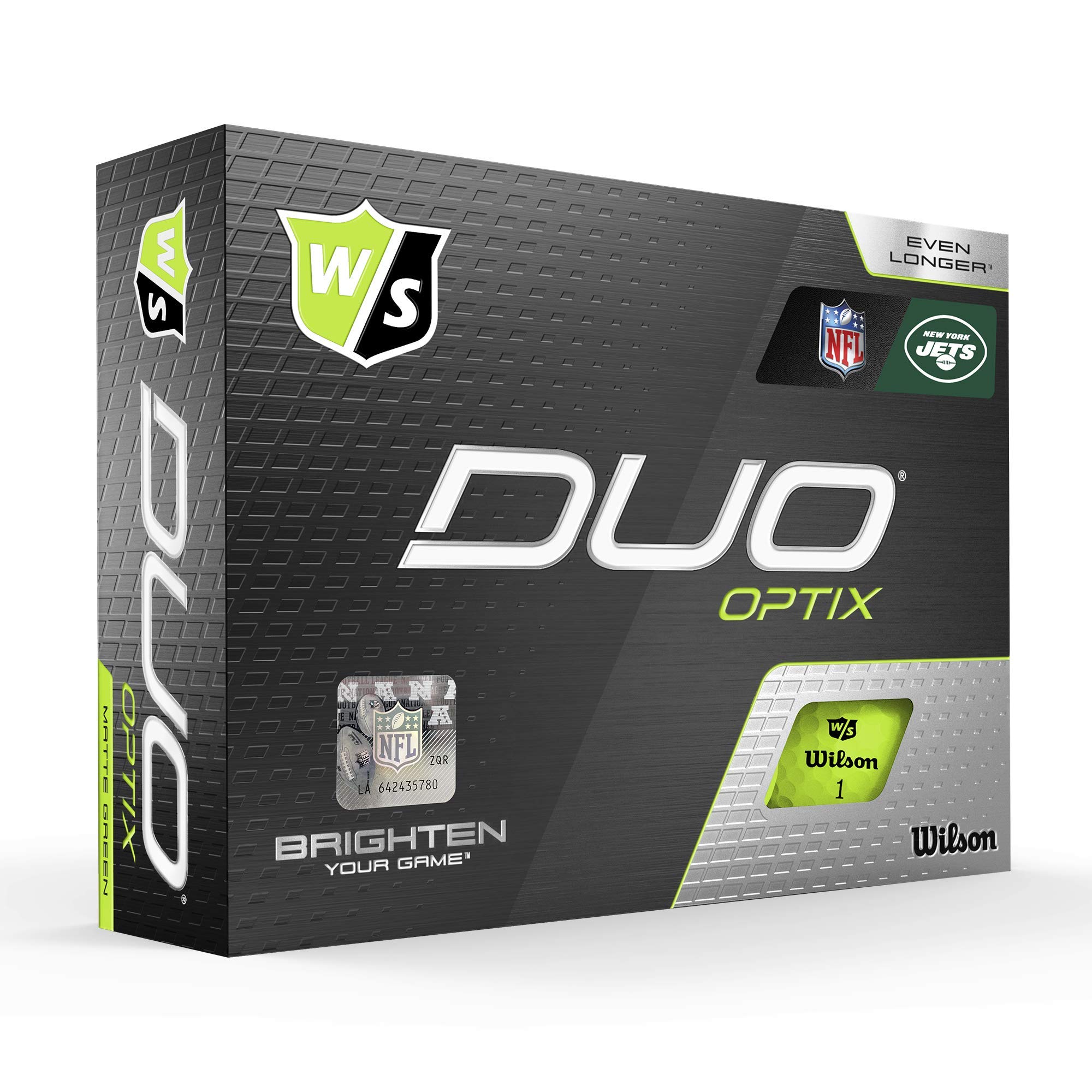 Wilson Duo Soft Nfl Golf Balls (1 Dozen)-New York Jets,Green