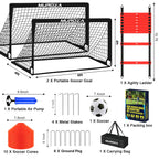 Kids Soccer Goals For Backyard Set, 1 Pack Of Portable Pop Up Soccer Nets With Soccer Ball, Toddler Outdoor Sports Games (6Ftx4F