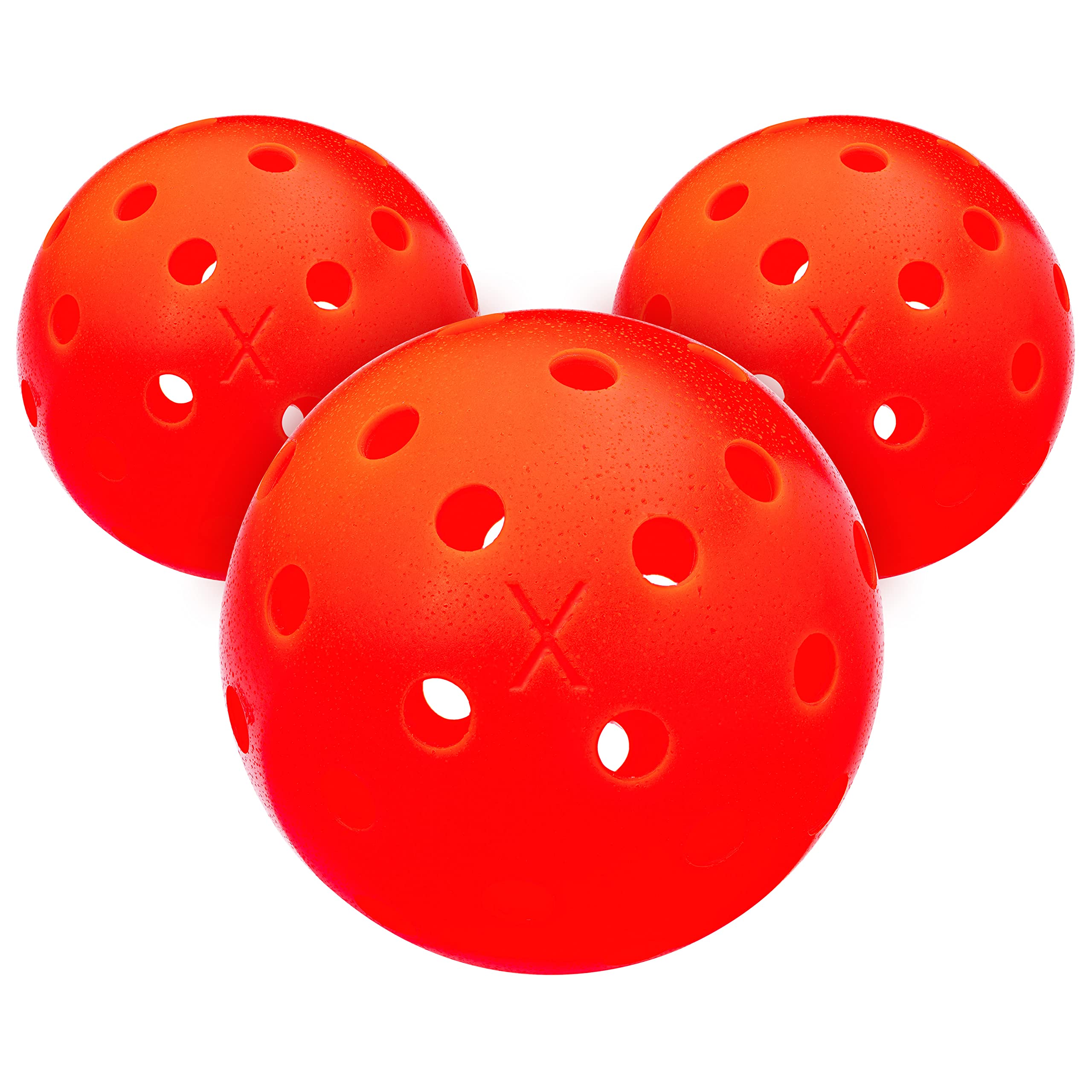 Franklin Sports Outdoor Pickleballs - X-40 Pickleball Balls - Usa Pickleball (Usapa) Approved - 3 Pack Outside Pickleballs - Emb