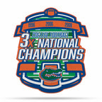 Rico Industries Ncaa Florida Gators Champ Shape Cut Pennant - Home And Living Room D  Cor - Soft Felt Ez To Hang