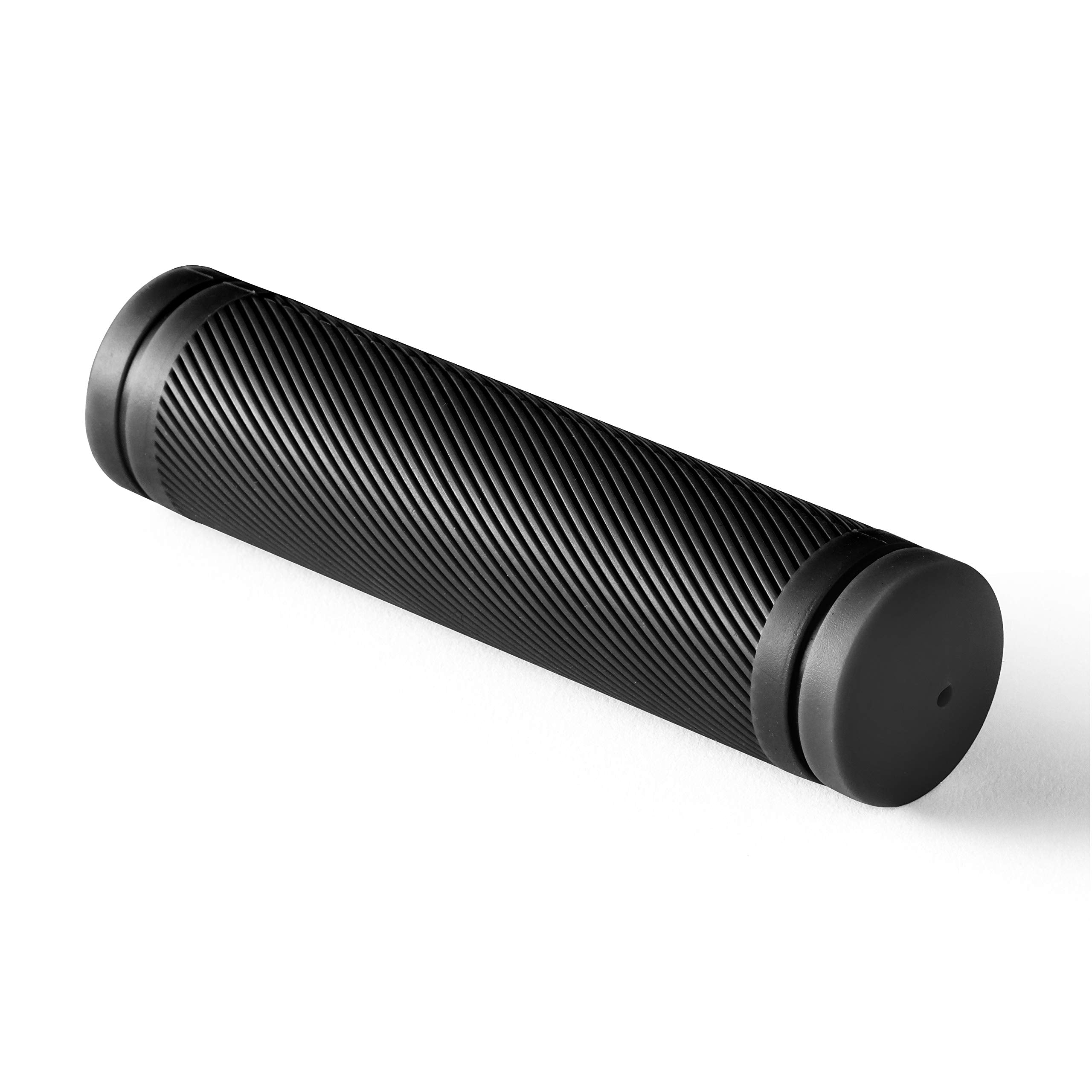 Bw Mtb Bike Grips - Comfortable And Grippy 130Mm Bicycle Handlebar Grips - Black
