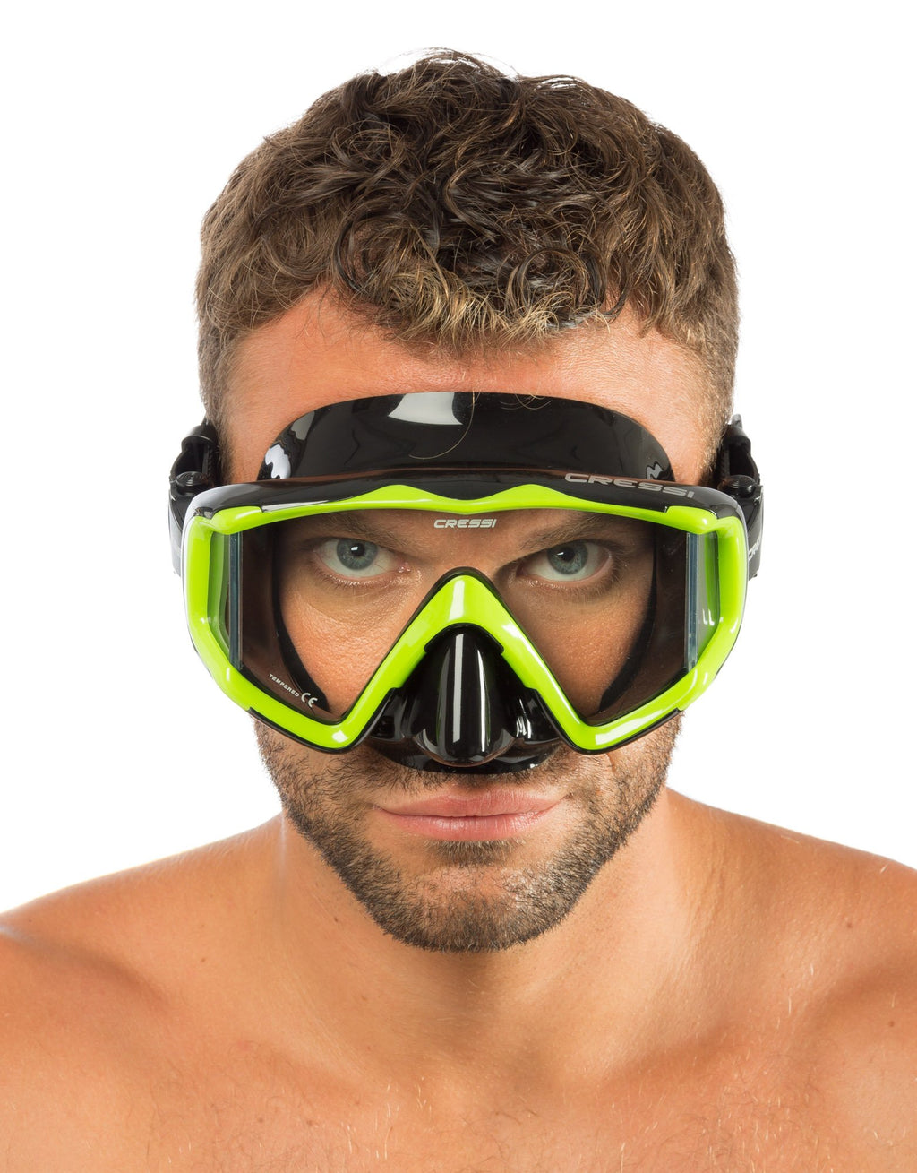 Cressi Pano 3, Black/Lime