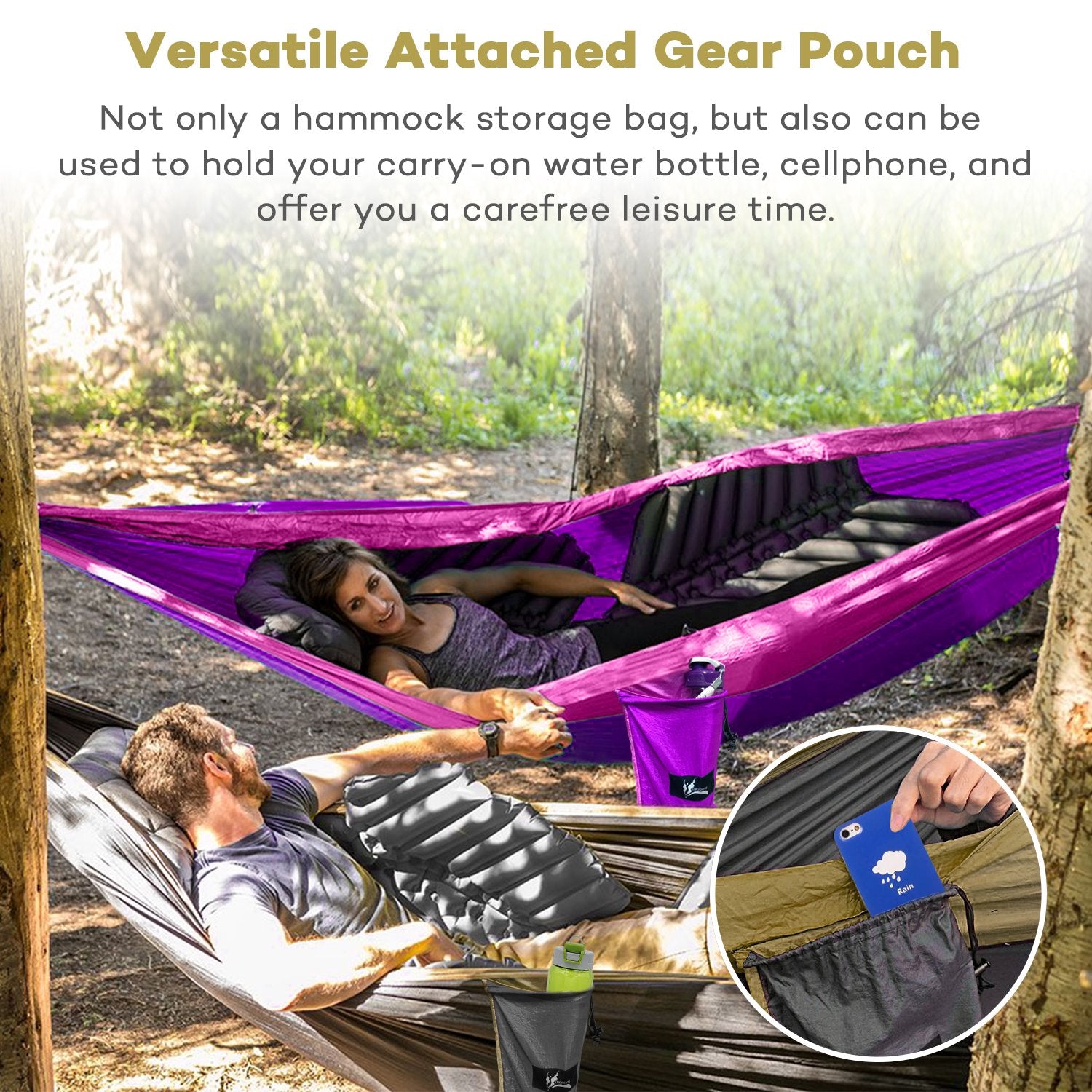 Outdrsy Reinforced Camping Full Set, 118'' X 78''/550Lbs
