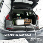 Napier Backroadz Suv Tent | 10' X 10' Vehicle Camping Tent | Fits All Cuvs, Suvs, Minivans | Sleeps 5 | Easy Set-Up | Spacious &