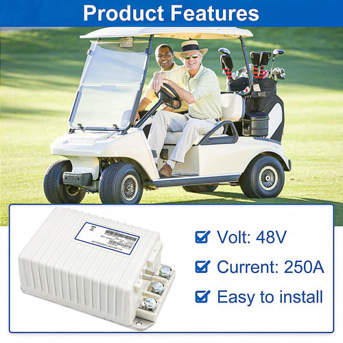 1515-5206 Sx Dc Speed Motor Controller 48V 250A With Mcor3 Throttle For Curtis Golf Cart Control #103982301 Compatible With Prec
